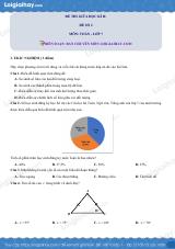 Đề thi giữa kì 2 Toán 7 - Đề số 2 - Cánh diều